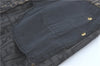 Authentic FENDI Zucca Skirt Cotton USA 4 26 inch Brown Balck J1523