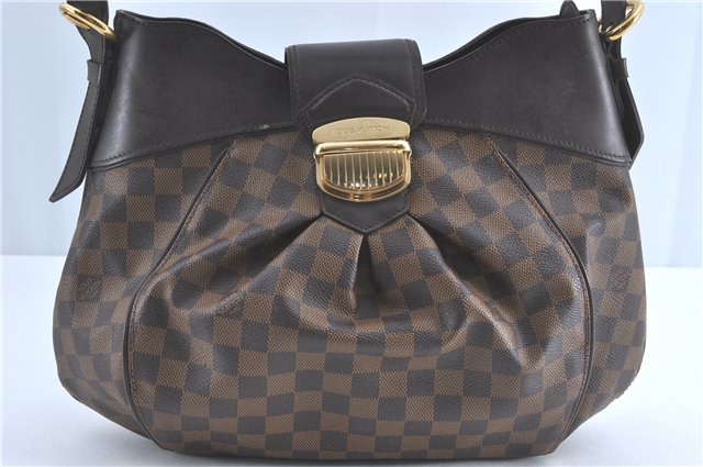 Authentic Louis Vuitton Damier Sistina MM Shoulder Hand Bag N41541 LV J1525