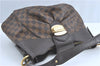 Authentic Louis Vuitton Damier Sistina MM Shoulder Hand Bag N41541 LV J1525