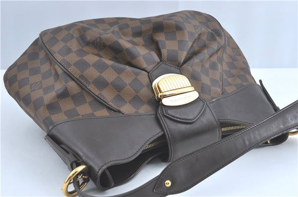 Authentic Louis Vuitton Damier Sistina MM Shoulder Hand Bag N41541 LV J1525