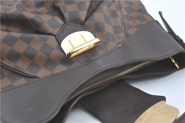 Authentic Louis Vuitton Damier Sistina MM Shoulder Hand Bag N41541 LV J1525