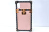 Auth Louis Vuitton Epi Eye Trunk Light iPhone X Xs Case Pink M67894 LV J1537