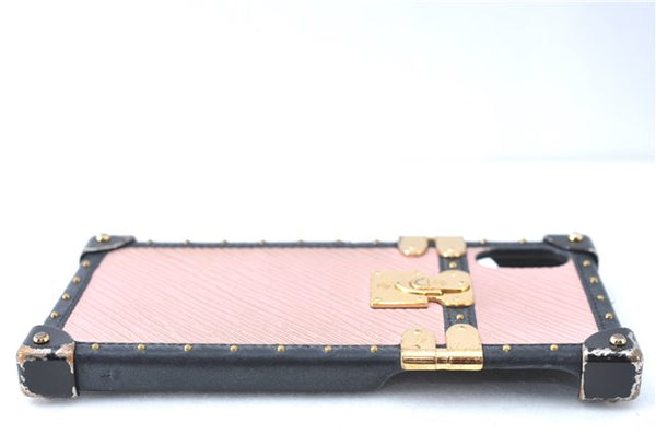 Auth Louis Vuitton Epi Eye Trunk Light iPhone X Xs Case Pink M67894 LV J1537