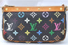 Louis Vuitton Monogram Multicolor Pochette Accessoires Pouch M92648 Black J1541