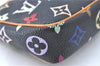 Louis Vuitton Monogram Multicolor Pochette Accessoires Pouch M92648 Black J1541