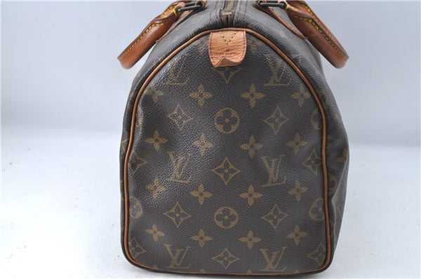 Authentic Louis Vuitton Monogram Speedy 30 Hand Boston Bag M41526 LV J1548