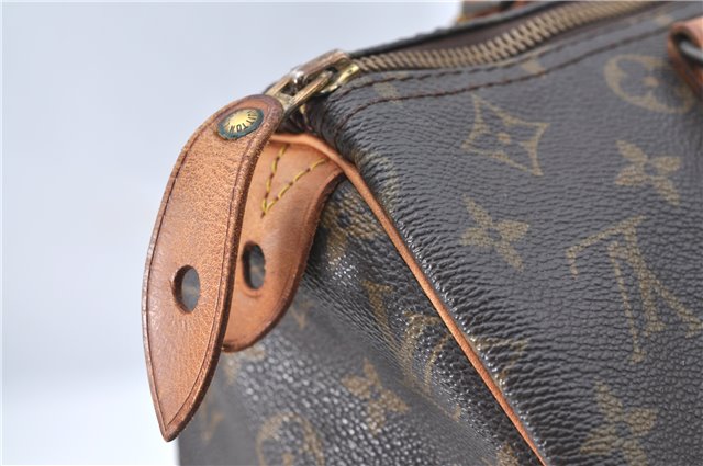 Authentic Louis Vuitton Monogram Speedy 30 Hand Boston Bag M41526 LV J1548