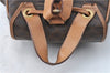 Authentic CELINE Macadam Blason Pattern Backpack PVC Leather Brown J1557