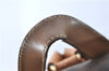 Authentic CELINE Macadam Blason Pattern Backpack PVC Leather Brown J1557