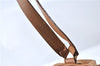 Authentic CELINE Macadam Blason Pattern Backpack PVC Leather Brown J1557