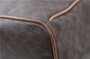 Authentic CELINE Macadam Blason Pattern Backpack PVC Leather Brown J1557
