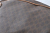 Authentic CELINE Macadam Blason Pattern Backpack PVC Leather Brown J1557