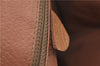 Authentic CELINE Macadam Blason Pattern Backpack PVC Leather Brown J1557