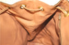 Authentic CELINE Macadam Blason Pattern Backpack PVC Leather Brown J1557