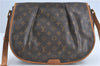 Auth Louis Vuitton Monogram Menilmontant MM Shoulder Cross Bag M40473 LV J1561