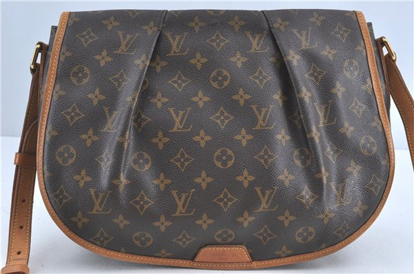 Auth Louis Vuitton Monogram Menilmontant MM Shoulder Cross Bag M40473 LV J1561