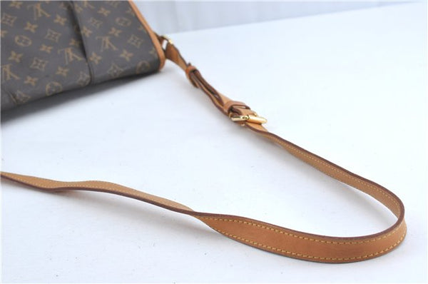 Auth Louis Vuitton Monogram Menilmontant MM Shoulder Cross Bag M40473 LV J1561