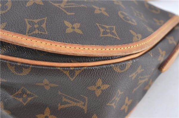 Auth Louis Vuitton Monogram Menilmontant MM Shoulder Cross Bag M40473 LV J1561