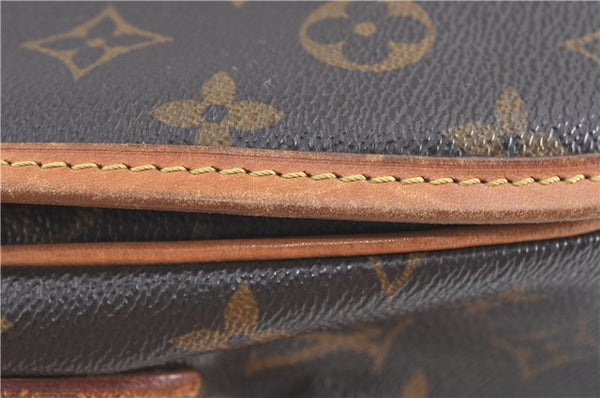 Auth Louis Vuitton Monogram Menilmontant MM Shoulder Cross Bag M40473 LV J1561