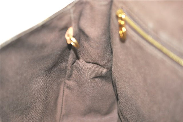 Auth Louis Vuitton Monogram Menilmontant MM Shoulder Cross Bag M40473 LV J1561