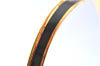 Authentic HERMES Email PM Bangle Ribbon Motif Gold Blue Black J1568