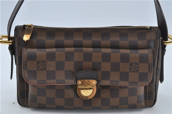 Authentic Louis Vuitton Damier Ravello GM Shoulder Bag Purse N60006 LV J1571