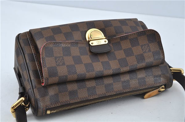 Authentic Louis Vuitton Damier Ravello GM Shoulder Bag Purse N60006 LV J1571