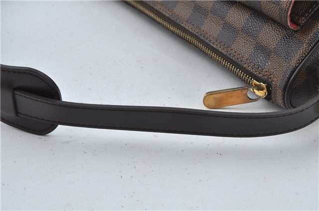 Authentic Louis Vuitton Damier Ravello GM Shoulder Bag Purse N60006 LV J1571