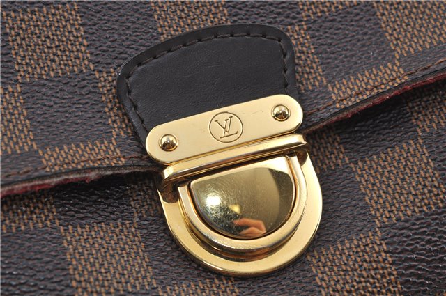 Authentic Louis Vuitton Damier Ravello GM Shoulder Bag Purse N60006 LV J1571