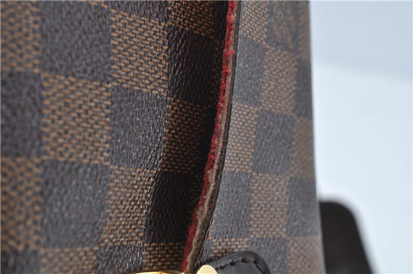 Authentic Louis Vuitton Damier Ravello GM Shoulder Bag Purse N60006 LV J1571