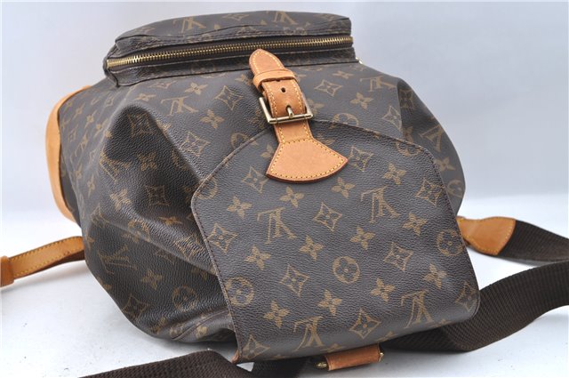 Authentic Louis Vuitton Monogram Montsouris GM Backpack M51135 LV J1575