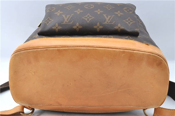 Authentic Louis Vuitton Monogram Montsouris GM Backpack M51135 LV J1575