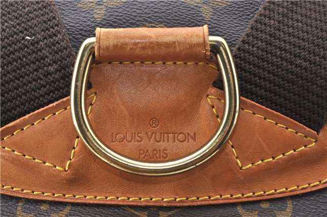 Authentic Louis Vuitton Monogram Montsouris GM Backpack M51135 LV J1575