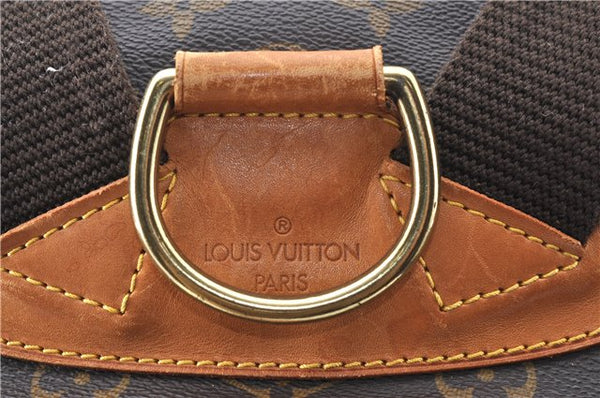Authentic Louis Vuitton Monogram Montsouris GM Backpack M51135 LV J1575