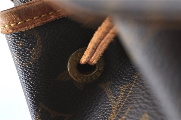 Authentic Louis Vuitton Monogram Montsouris GM Backpack M51135 LV J1575