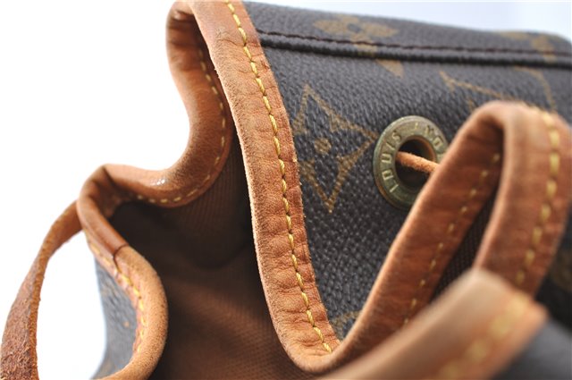 Authentic Louis Vuitton Monogram Montsouris GM Backpack M51135 LV J1575