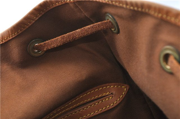 Authentic Louis Vuitton Monogram Montsouris GM Backpack M51135 LV J1575