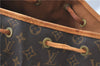 Authentic Louis Vuitton Monogram Montsouris GM Backpack M51135 LV J1575