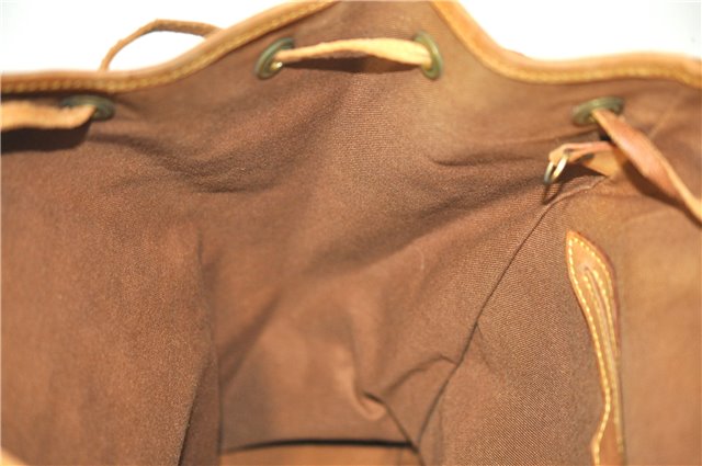 Authentic Louis Vuitton Monogram Montsouris GM Backpack M51135 LV J1575