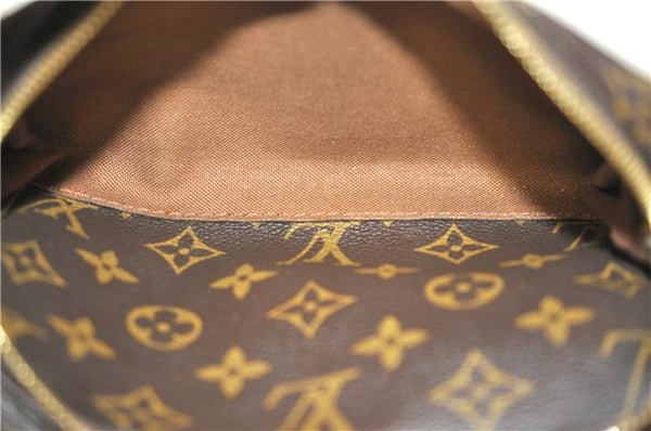 Authentic Louis Vuitton Monogram Montsouris GM Backpack M51135 LV J1575