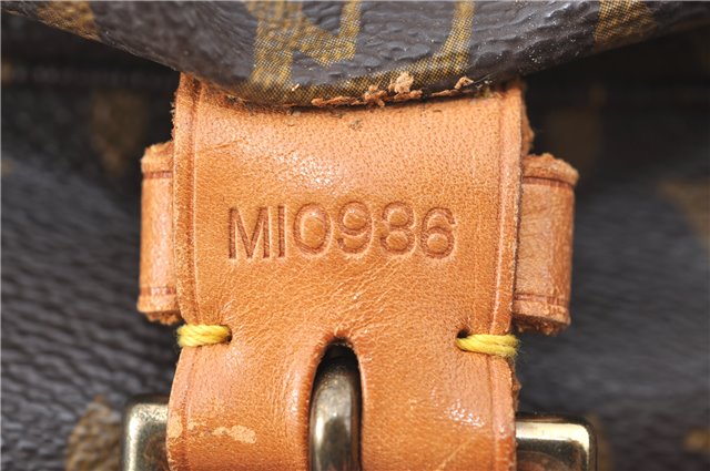 Authentic Louis Vuitton Monogram Montsouris GM Backpack M51135 LV J1575