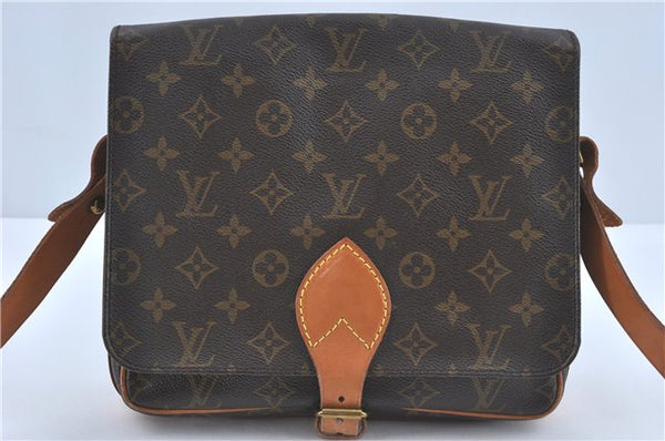 Auth Louis Vuitton Monogram Cartouchiere GM Shoulder Cross Bag M51252 LV J1578