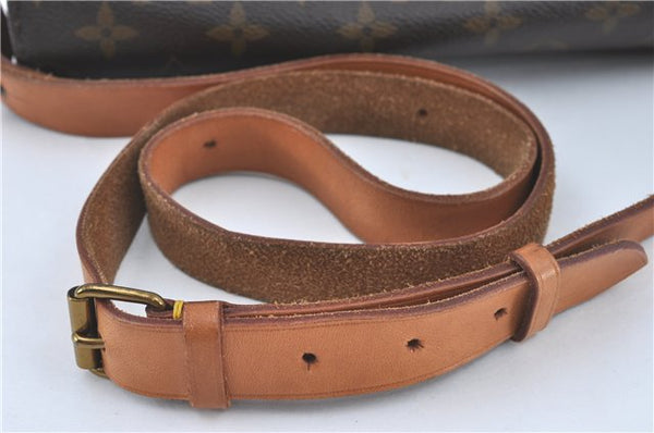 Auth Louis Vuitton Monogram Cartouchiere GM Shoulder Cross Bag M51252 LV J1578