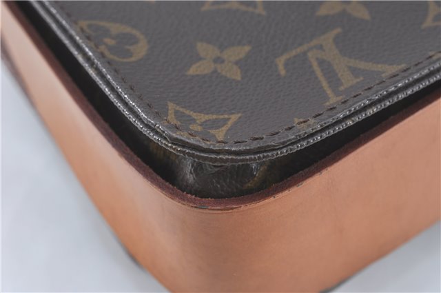 Auth Louis Vuitton Monogram Cartouchiere GM Shoulder Cross Bag M51252 LV J1578