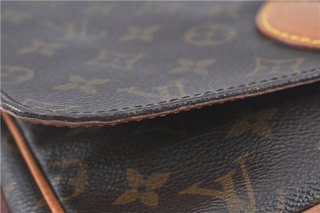 Auth Louis Vuitton Monogram Cartouchiere GM Shoulder Cross Bag M51252 LV J1578