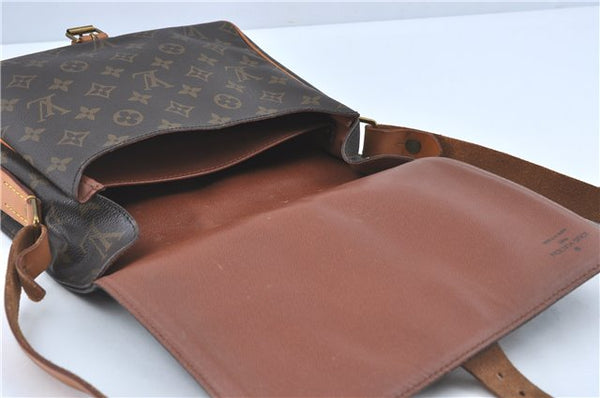 Auth Louis Vuitton Monogram Cartouchiere GM Shoulder Cross Bag M51252 LV J1578