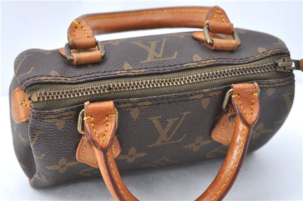 Authentic Louis Vuitton Monogram Mini Speedy Hand Bag Old Model LV J1582
