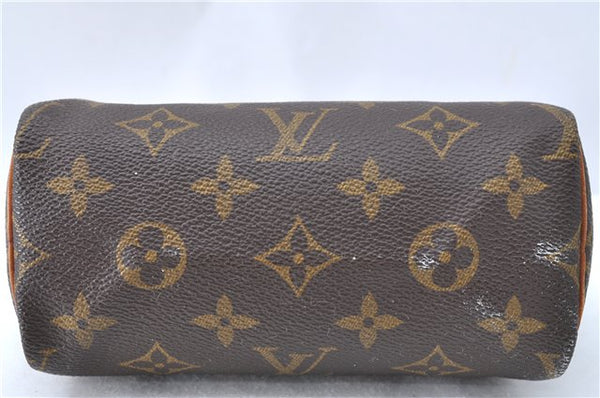Authentic Louis Vuitton Monogram Mini Speedy Hand Bag Old Model LV J1582