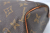 Authentic Louis Vuitton Monogram Mini Speedy Hand Bag Old Model LV J1582