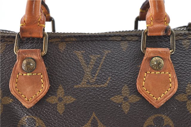 Authentic Louis Vuitton Monogram Mini Speedy Hand Bag Old Model LV J1582